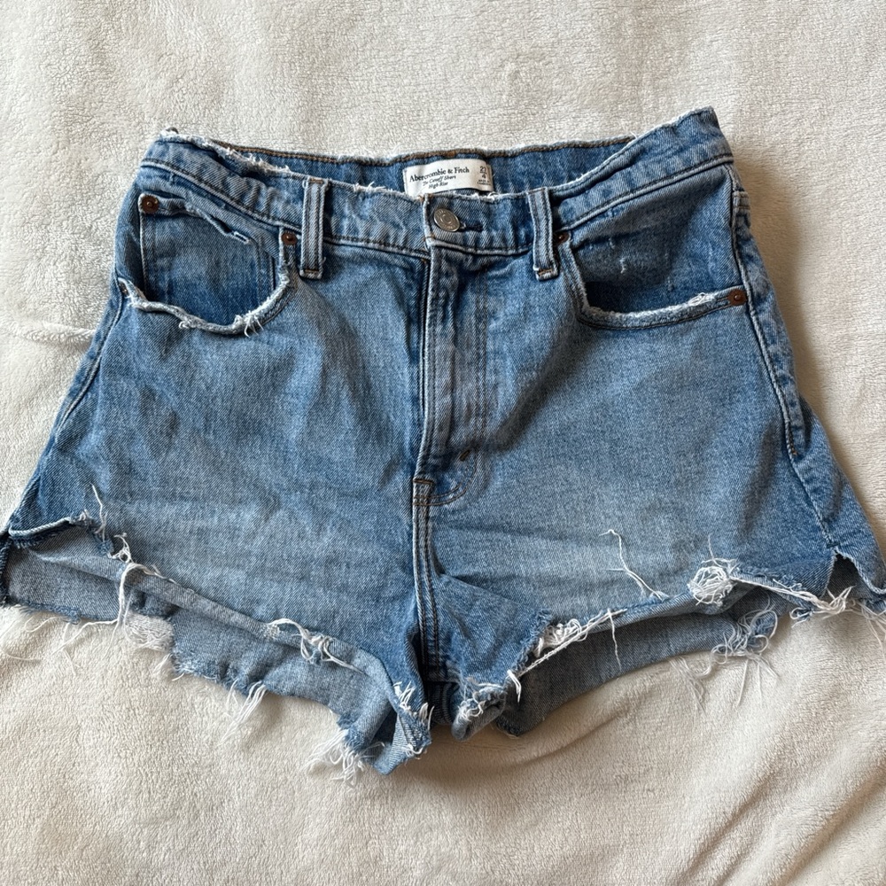 Abercrombie & Fitch Blue Jean Shorts